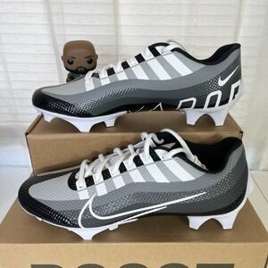 Nike Vapor Edge Speed 360 Football Cleats Size 12 Black White Grey DQ5110-001